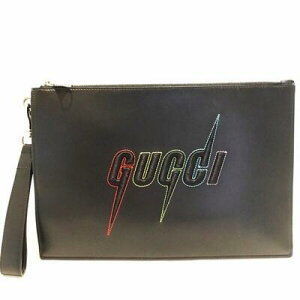 GUCCI clutch bag black